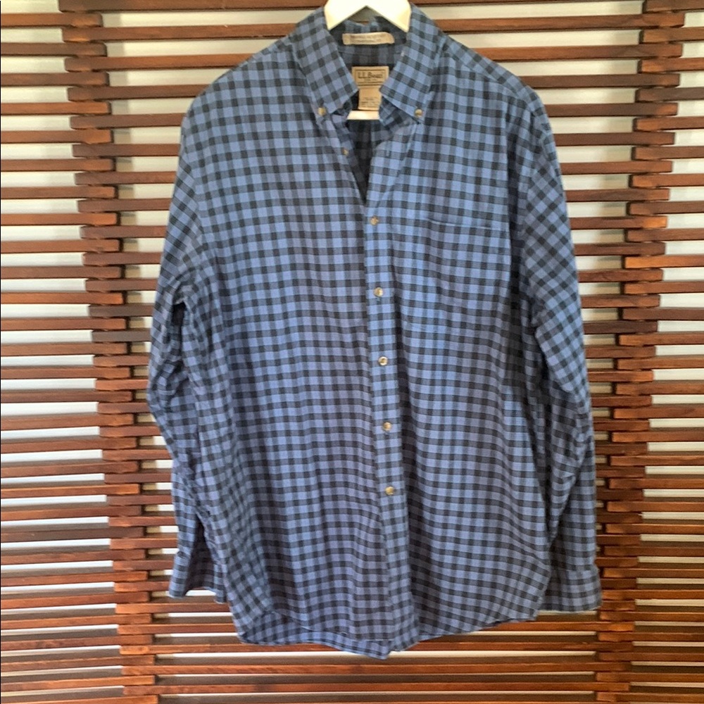 L.L. Bean Checkered Men's Shirt